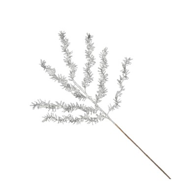 Ramo di Pino Glitterato H.73 cm Vari Colori