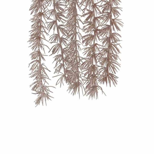 Ramo Natalizio con Aghi Metallizzato L.68 cm 2 Colori