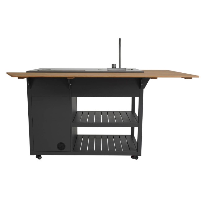 Cucina da Giardino in Acciaio e Teak - Stoccolma