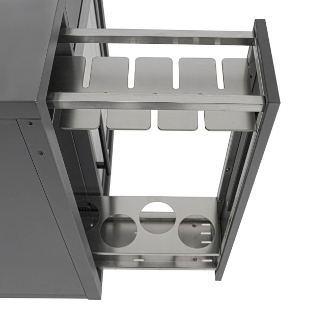 Cucina da Giardino in Acciaio e Teak - Stoccolma