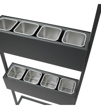 Fioriera Verticale da Esterno in Acciaio