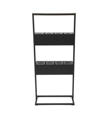 Fioriera Verticale da Esterno in Acciaio