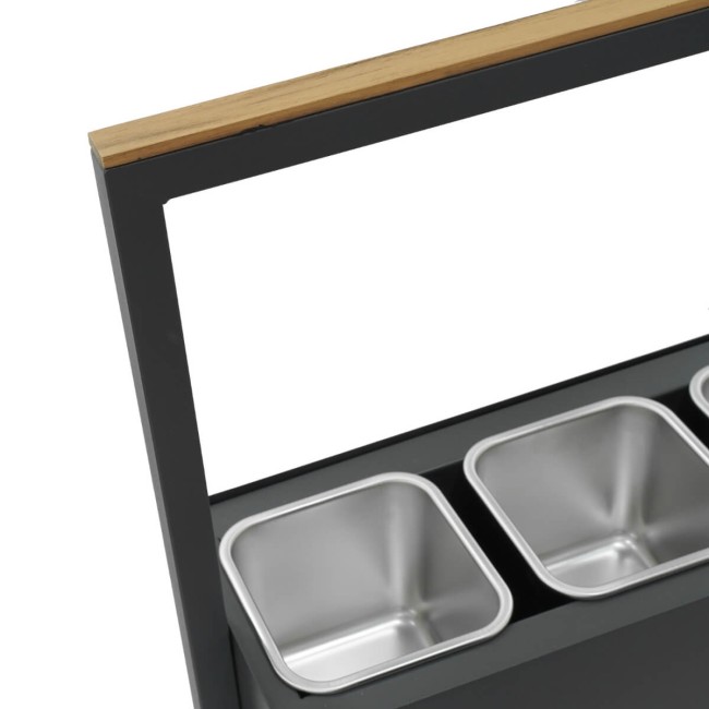 Fioriera Verticale da Esterno in Acciaio