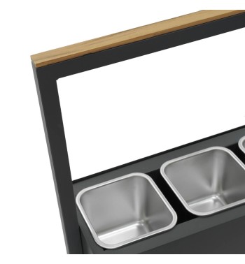 Fioriera Verticale da Esterno in Acciaio