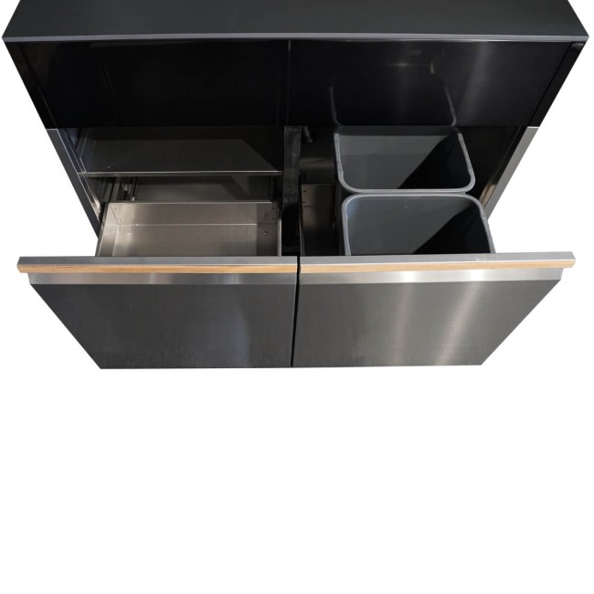 Cucina Outdoor in Acciaio e Pietra Sinterizzata - Copenaghen