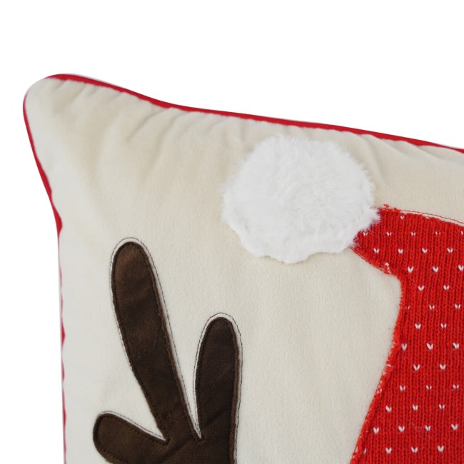 Cuscino Natalizio con Renna 45x45cm