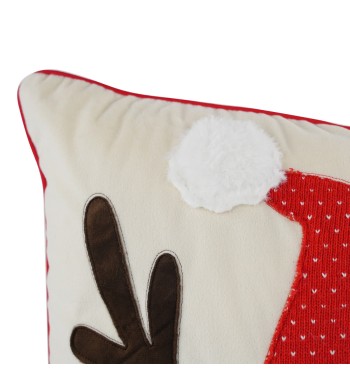 Cuscino Natalizio con Renna 45x45cm