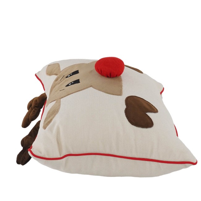 Cuscino Natalizio con Renna 50x35 cm