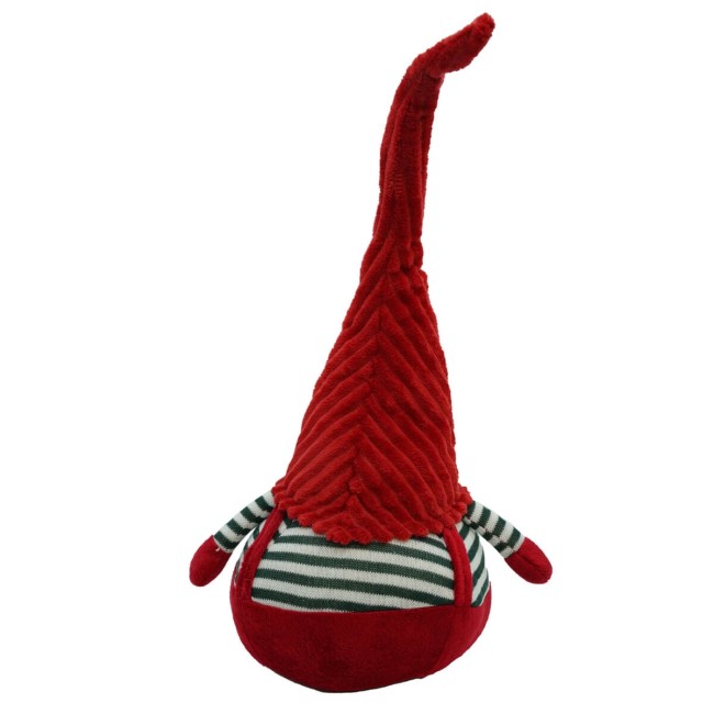 Gnomo Natalizio con Vestito Rosso H.68 cm