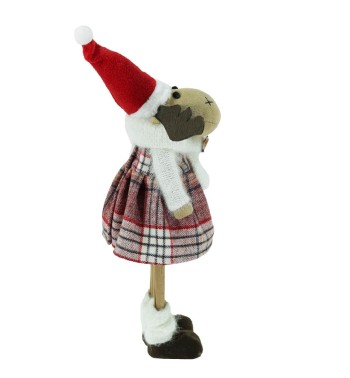 Renna Natalizia in Piedi Maschio o Femmina H.40 cm