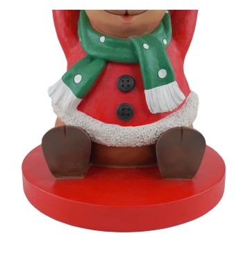 Base per Albero di Natale con Renna in Resina H.65 cm