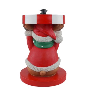 Base per Albero di Natale con Renna in Resina H.65 cm