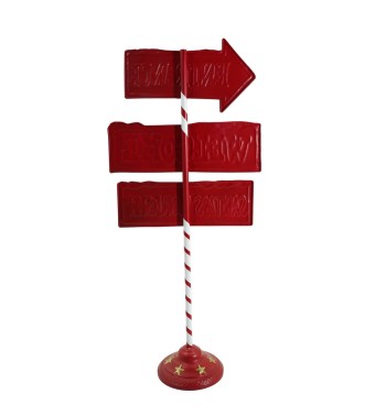 Frecce Direzionali per il Laboratorio di Babbo Natale H.91 cm