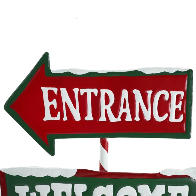 Frecce Direzionali per il Laboratorio di Babbo Natale H.91 cm