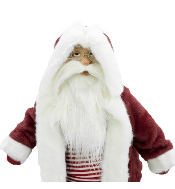 Babbo Natale con Abito Bordeaux 4 Misure