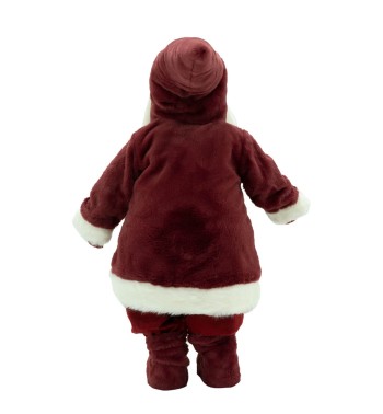 Babbo Natale con Abito Bordeaux 4 Misure