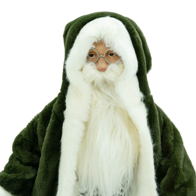Babbo Natale con Abito Verde 4 Misure