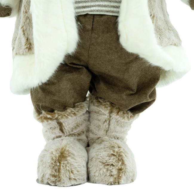 Babbo Natale con Abito Taupe 4 Misure