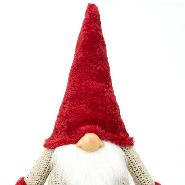 Gnomo Natalizio in Piedi con Salopette H.55 cm