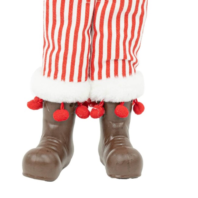 Coniglio Natalizio con Salopette H.44 cm 2 Modelli