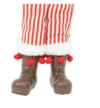 Coniglio Natalizio con Salopette H.44 cm 2 Modelli