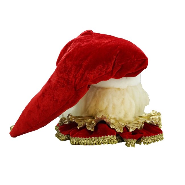 Testa di Babbo Natale da Appendere H.61 cm