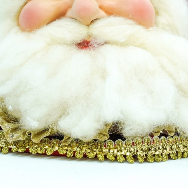 Testa di Babbo Natale da Appendere H.61 cm