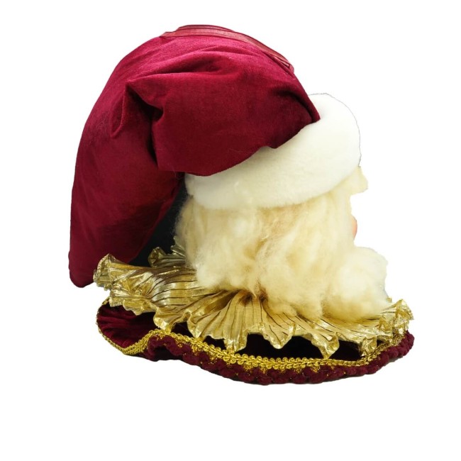 Testa di Babbo Natale da Appendere H.61 cm