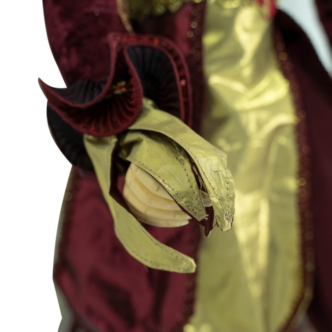 Jolly con Abito Burgundy e Oro H.90 cm
