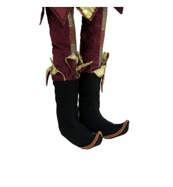 Jolly con Abito Burgundy e Oro H.90 cm