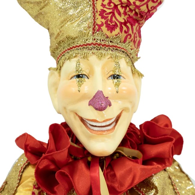 Jolly con Abito Rosso e Oro H.150 cm