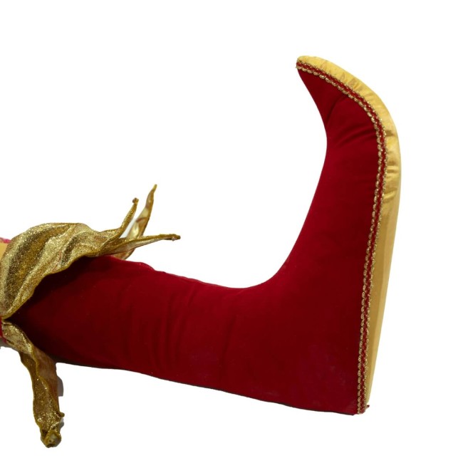 Jolly con Abito Rosso e Oro H.150 cm