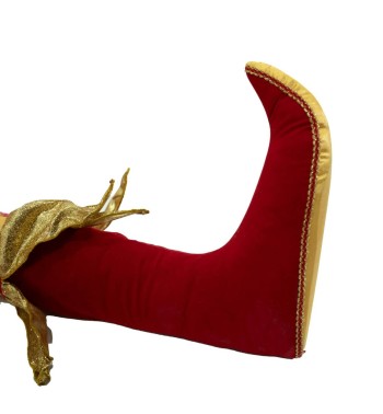 Jolly con Abito Rosso e Oro H.150 cm