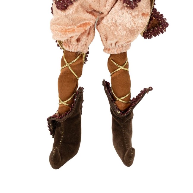 Mr. Scoiattolo con Abito Burgundy e Rame 8x30 cm