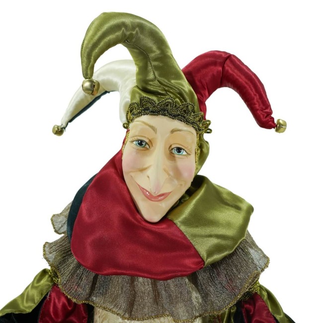 Jolly con Abito Verde Rosso H.66 cm