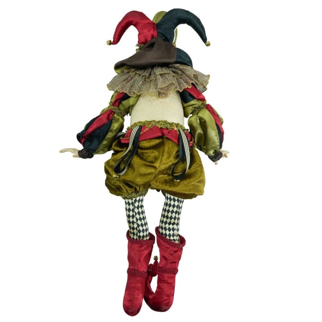 Jolly con Abito Verde Rosso H.66 cm