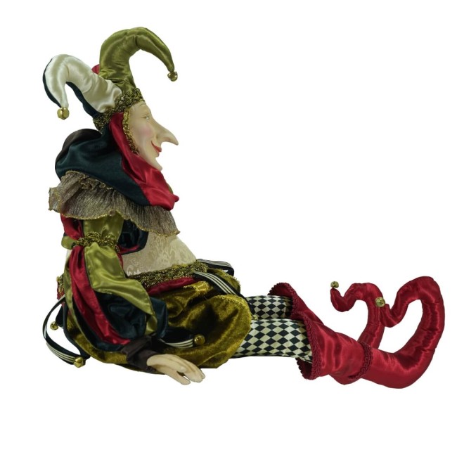 Jolly con Abito Verde Rosso H.66 cm