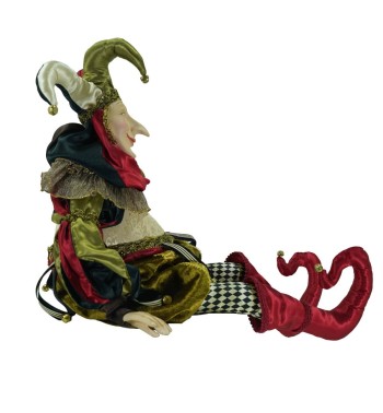 Jolly con Abito Verde Rosso H.66 cm