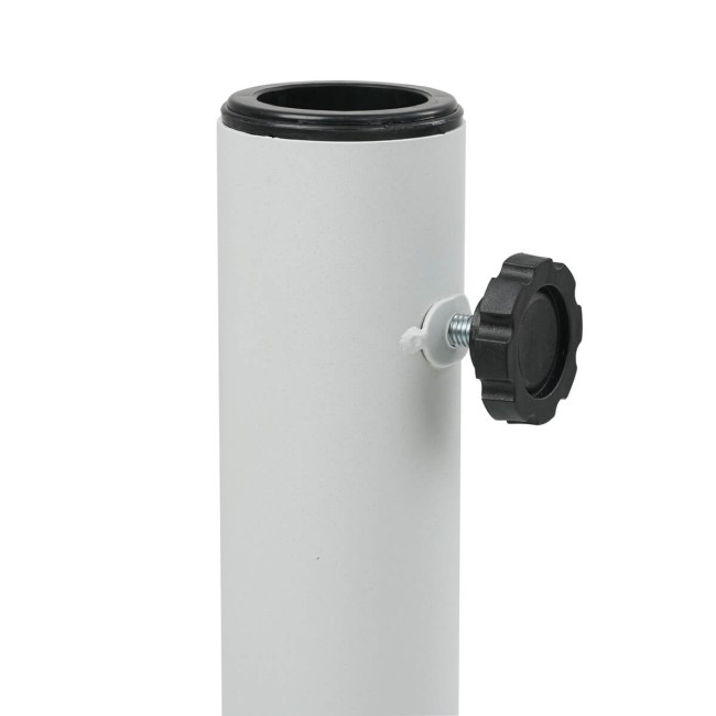 Base per Ombrellone in Acciaio Bianco 17 kg
