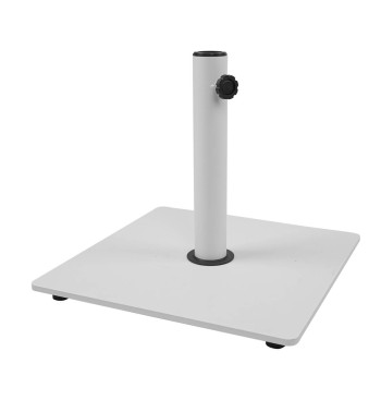 Base per Ombrellone in Acciaio Bianco 17 kg