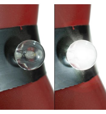 Schiaccianoci di Natale in Latta con Tamburo H.154 cm