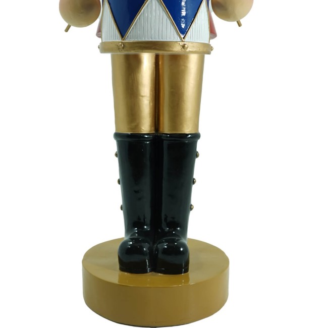 Schiaccianoci di Natale in Resina su Piedistallo H.125 cm