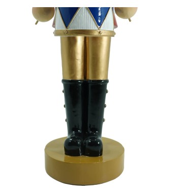 Schiaccianoci di Natale in Resina su Piedistallo H.125 cm