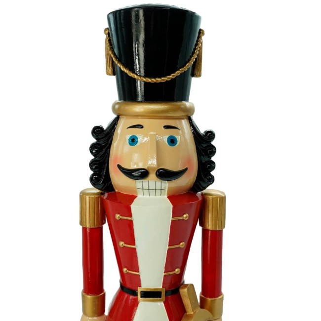 Schiaccianoci di Natale in Resina H.65 cm