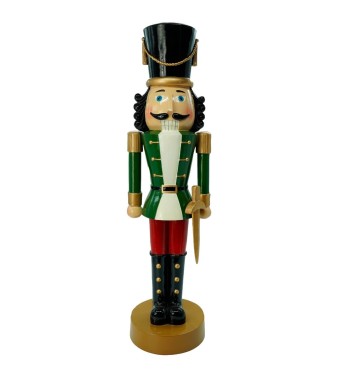 Schiaccianoci di Natale in Resina H.65 cm