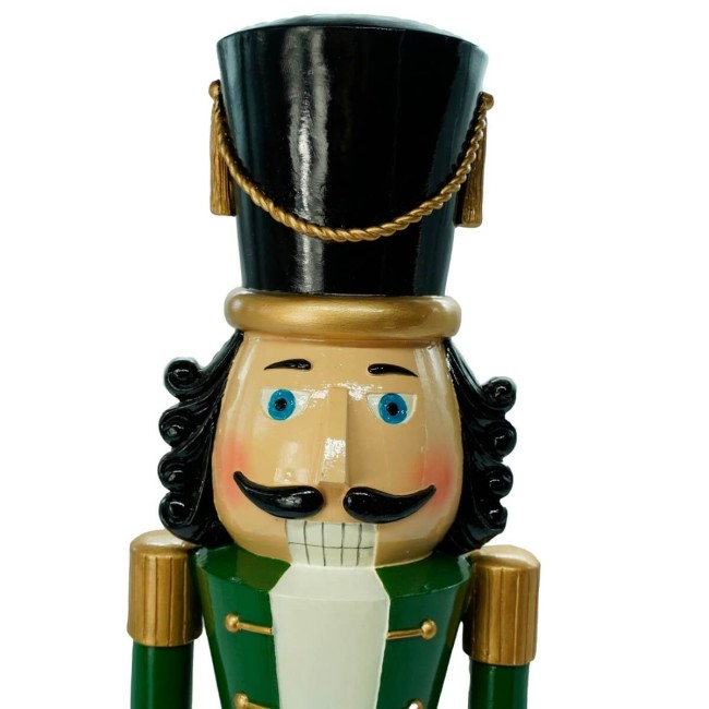 Schiaccianoci di Natale in Resina H.65 cm