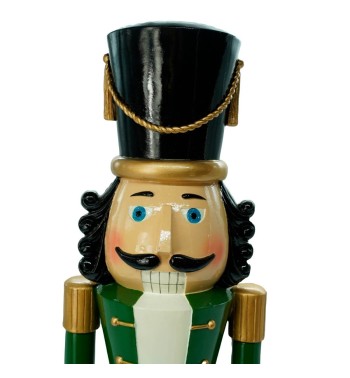 Schiaccianoci di Natale in Resina H.65 cm