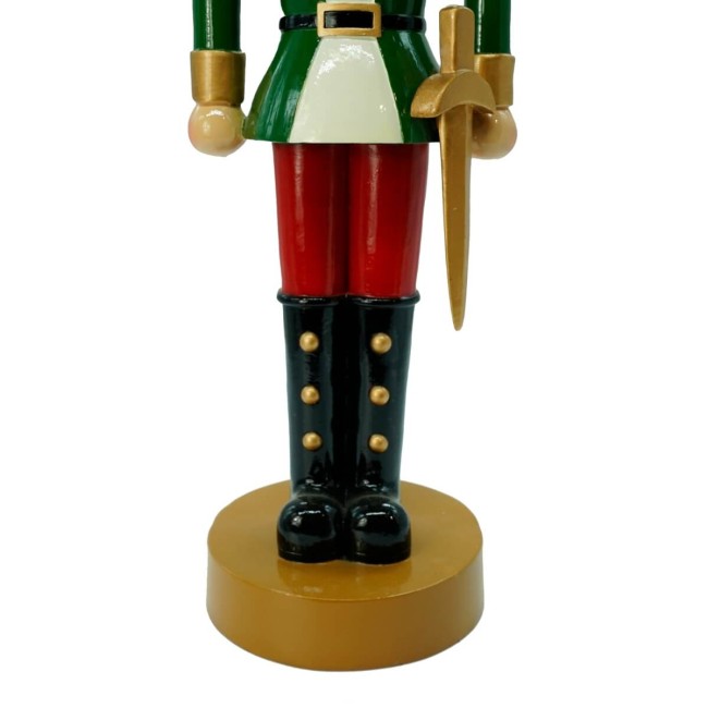 Schiaccianoci di Natale in Resina H.65 cm