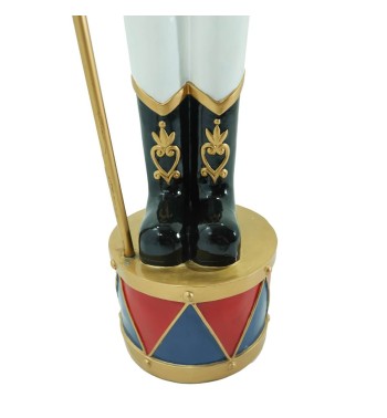 Schiaccianoci di Natale in Resina su Piedistallo H.145 cm