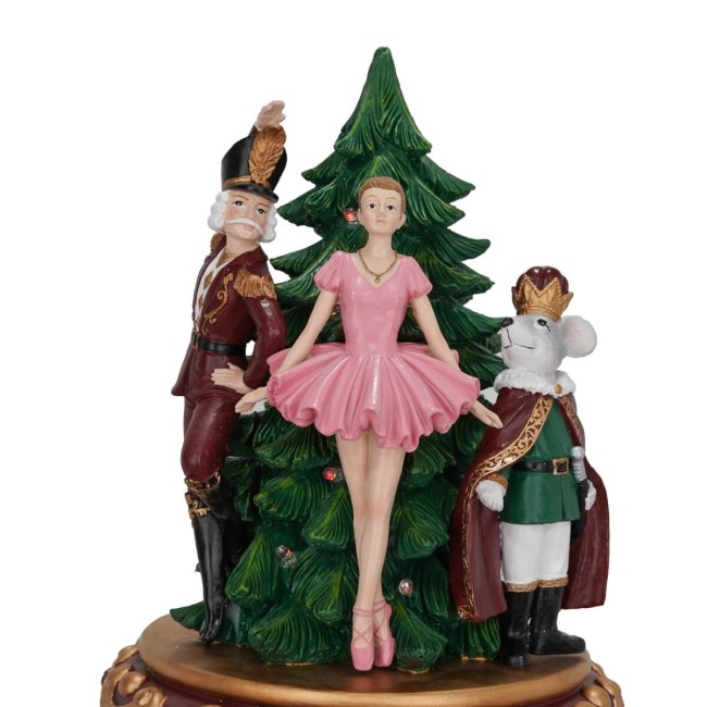 Schiaccianoci Natalizio in Resina con Led H.95 cm